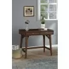 Alpine Furniture Flynn Mini/Large Desk in Walnut - Lifestyle - Alpine Furniture Flynn Mini/Large Desk in Walnut - Lifestyle