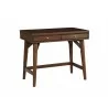 Alpine Furniture Flynn Mini/Large Desk in Walnut - Angled - Alpine Furniture Flynn Mini/Large Desk in Walnut - Angled