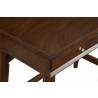 Alpine Furniture Flynn Mini/Large Desk in Walnut - Top Angled Drawer