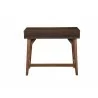 Alpine Furniture Flynn Mini/Large Desk in Walnut - Back - Alpine Furniture Flynn Mini/Large Desk in Walnut - Back