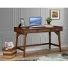 Alpine Furniture Flynn Large Desk in Walnut - Angled Lifestyle - Alpine Furniture Flynn Large Desk in Walnut - Angled Lifestyle