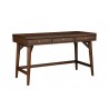 Alpine Furniture Flynn Large Desk in Walnut - Angled