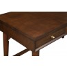 Alpine Furniture Flynn Large Desk in Walnut - Top Angled View