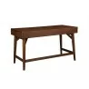 Alpine Furniture Flynn Large Desk in Walnut - Back Angled - Alpine Furniture Flynn Large Desk in Walnut - Back Angled