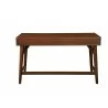 Alpine Furniture Flynn Large Desk in Walnut - Back View - Alpine Furniture Flynn Large Desk in Walnut - Back View
