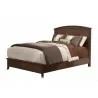 Alpine Furniture Baker Queen Panel Bed in Mahogany - Angled - Alpine Furniture Baker Queen Panel Bed in Mahogany - Angled