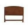 Alpine Furniture Baker Queen Panel Bed in Mahogany - Headboard Front - Alpine Furniture Baker Queen Panel Bed in Mahogany - Headboard Front