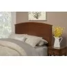 Alpine Furniture Baker Queen Panel Bed in Mahogany - Headboard Close-up - Alpine Furniture Baker Queen Panel Bed in Mahogany - Headboard Close-up