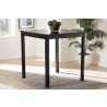 Baxton Studio Lenoir Modern Espresso Brown Finished Wood Counter Height Pub Table - Lifestyle