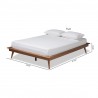 Baxton Studio Karine Wood Platform Bed Frame - Full