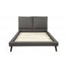 Alpine Furniture Gabriela Queen Platform Bed - Angled without Cushion