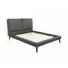 Alpine Furniture Gabriela Queen Platform Bed - Angled without Cushion - Alpine Furniture Gabriela Queen Platform Bed - Angled without Cushion