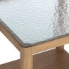 Sunpan Oakville End Table - Closeup Top Angle