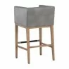 Sunpan Maxine Barstool - Bravo Metal - Back Side Angle - Sunpan Maxine Barstool - Bravo Metal - Back Side Angle