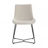 Sunpan Gracen Dining Chair in Mina Ivory - Front Angle
