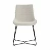 Sunpan Gracen Dining Chair in Mina Ivory - Front Angle - Sunpan Gracen Dining Chair in Mina Ivory - Front Angle