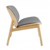 Greenington Danica Lounge Chair Wheat-Grey - Side Angle 2