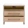 Essentials For Living Cambria 2-Drawer Nightstand - Front Angle