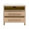 Essentials For Living Cambria 2-Drawer Nightstand - Front Angle - Essentials For Living Cambria 2-Drawer Nightstand - Front Angle