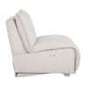 Sunpan Nora Power Recliner - Motto Stucco - Side Angle