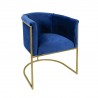 Bellini Modern Living Muse Arm Chair Blue,Green, Front Angle