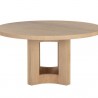 Sunpan Elma Dining Table 60'' in Natural - Front Angle