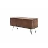 Crawford and Burke Owen Reclaimed Wood 48" Foldable TV Stand, Frontview - Crawford and Burke Owen Reclaimed Wood 48" Foldable TV Stand, Frontview