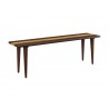 Greenington Azara Bench, Sable - Front Side Angle 2