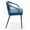 Woodard Windsor Bench with Cushion - Side - Woodard Windsor Bench with Cushion - Side