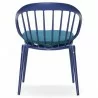 Woodard Windsor Dining Arm Chair with Cushion - Back - Woodard Windsor Dining Arm Chair with Cushion - Back