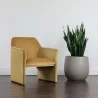 Sunpan Doreen Lounge Chair in Lux Moon Dust - Diamond Ocher - Lifestyle - Sunpan Doreen Lounge Chair in Lux Moon Dust - Diamond Ocher - Lifestyle