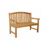 Anderson Teak Chelsea 2-Seater Bench - Angled