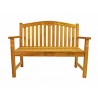 Anderson Teak 50-inch Round Rose Bench - Front