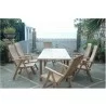 Anderson Teak Katana 7-Piece Outdoor Dining Set 2 - Anderson Teak Katana 7-Piece Outdoor Dining Set 2