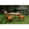 Anderson Teak Windsor 47" Square Table and Brianna Dining Armchair-1 - Anderson Teak Windsor 47" Square Table and Brianna Dining Armchair-1
