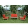 Anderson Teak Brianna Deep Seating Armchair + Loveseat with Coffee Table and Side Table 2-Tier 2 - Anderson Teak Brianna Deep Seating Armchair + Loveseat with Coffee Table and Side Table 2-Tier 2