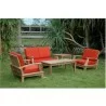 Anderson Teak Brianna Deep Seating Armchair + Loveseat with Coffee Table and Side Table 2-Tier 3 - Anderson Teak Brianna Deep Seating Armchair + Loveseat with Coffee Table and Side Table 2-Tier 3