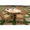 Anderson Teak 67" Oval Extension Table with Wilshire Dining Armchair and Wilshire Dining Chair 3 - Anderson Teak 67" Oval Extension Table with Wilshire Dining Armchair and Wilshire Dining Chair 3