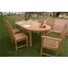Anderson Teak Bahama 78" Oval Ext. Table with Chicago Dining Armchair and Chicago Dining Chair 1 - Anderson Teak Bahama 78" Oval Ext. Table with Chicago Dining Armchair and Chicago Dining Chair 1