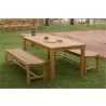 Anderson Teak Bahama Rectangular Dining Table and Hampton Backless Bench 1 - Anderson Teak Bahama Rectangular Dining Table and Hampton Backless Bench 1