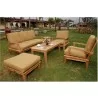 Anderson Teak Brianna Armchair with Sofa and Rectangular Coffee Table and Ottoman 2 - Anderson Teak Brianna Armchair with Sofa and Rectangular Coffee Table and Ottoman 2