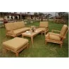 Anderson Teak Brianna Armchair with Sofa and Rectangular Coffee Table and Ottoman 1 - Anderson Teak Brianna Armchair with Sofa and Rectangular Coffee Table and Ottoman 1