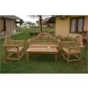 Anderson Teak Marlborough Bench with 2 Marlborough Armchair and Rectangular Coffee Table-1 - Anderson Teak Marlborough Bench with 2 Marlborough Armchair and Rectangular Coffee Table-1