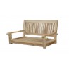 Anderson Teak Del-Amo 48" Straight Swing Bench - Angled