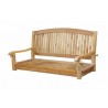 Anderson Teak Del-Amo 48" Round Swing Bench - Angled View