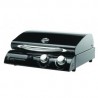 Outdoor Greatroom Company 20" Portable Gas Grill in Black Porcelain - Front Side Angle