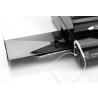 Outdoor Greatroom Company 20" Portable Gas Grill in Black Porcelain - Angle