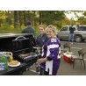 Outdoor Greatroom Company 20" Portable Gas Grill in Black Porcelain - Lifestyle