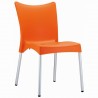 Juliette Resin Dining Chair - Orange