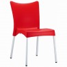 Juliette Resin Dining Chair - Orange